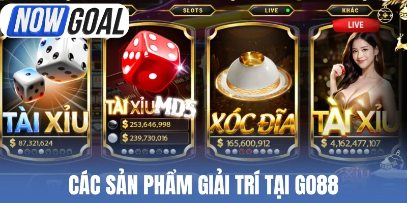 Các sản phẩm giải trí tại Go88