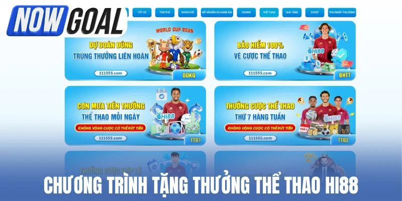 Chương trình tặng thưởng thể thao Hi88