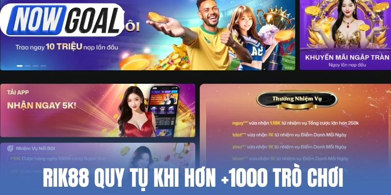 Rik88 quy tụ khi hơn +1000 trò chơi