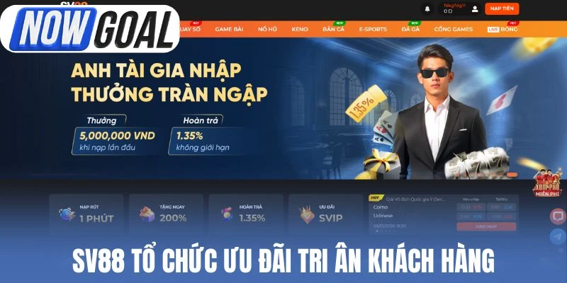 Sv88 tổ chức ưu đãi tri ân khách hàng